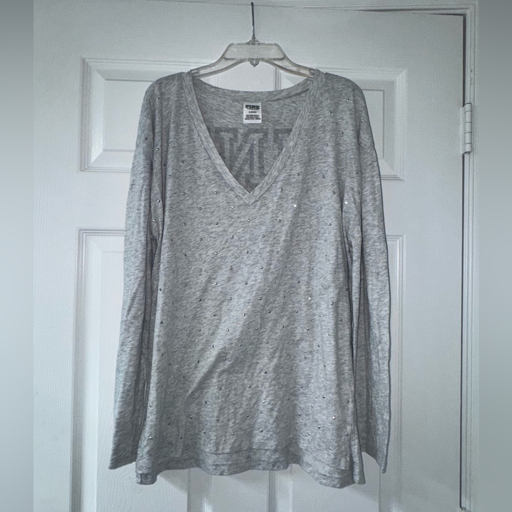 Gray Studded VS Pink Shirt!